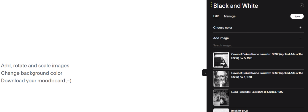 immagine moodboards titolo